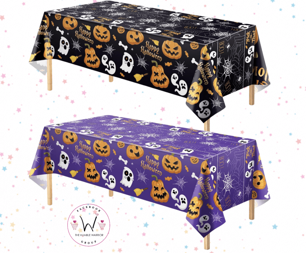 Two Pack of Halloween Table Cloths!